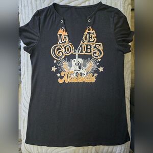 4 For $24 Black Luke Combs Nashville Graphic Tee Size Small NWOT